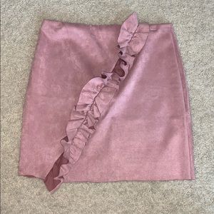 Blush Pink Mini Skirt